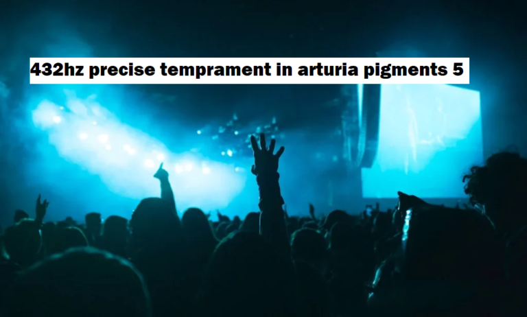 432hz precise temprament in arturia pigments 5