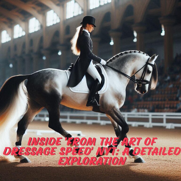 Inside 'From The Art of Dressage Speed' NYT: A Detailed Exploration