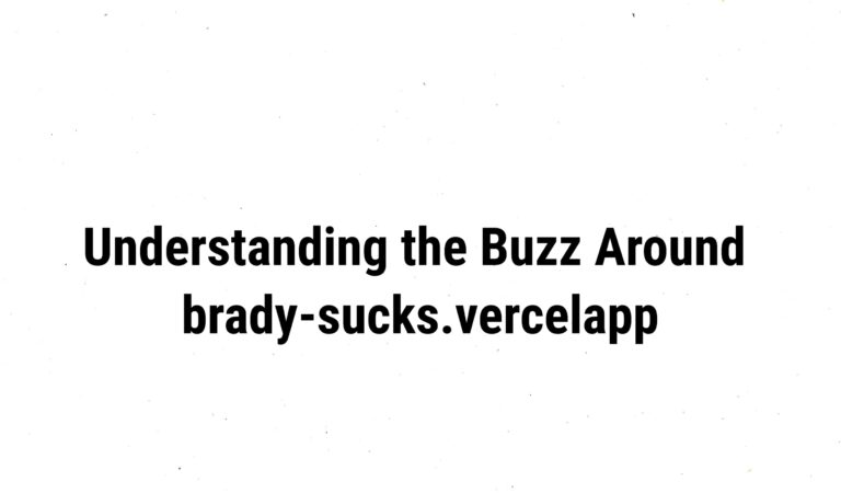 Understanding the Buzz Around brady-sucks.vercelapp