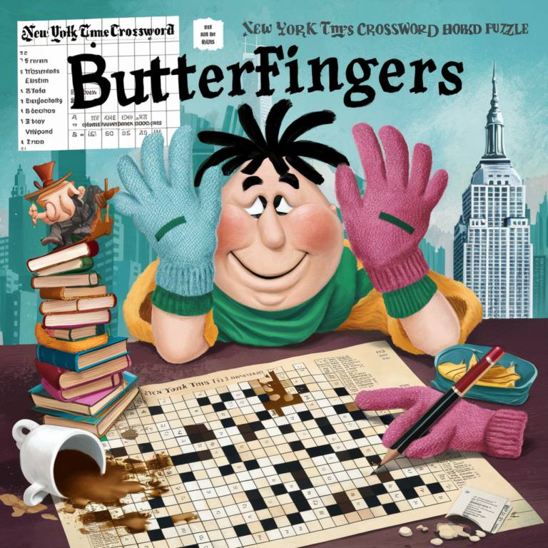 butterfingers nyt crossword