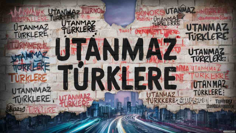 utanmaz türklere