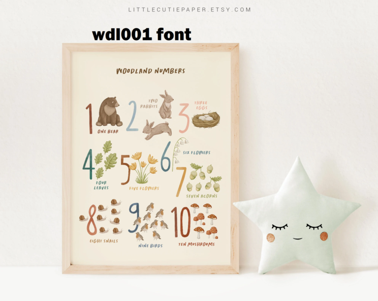 wdl001 font