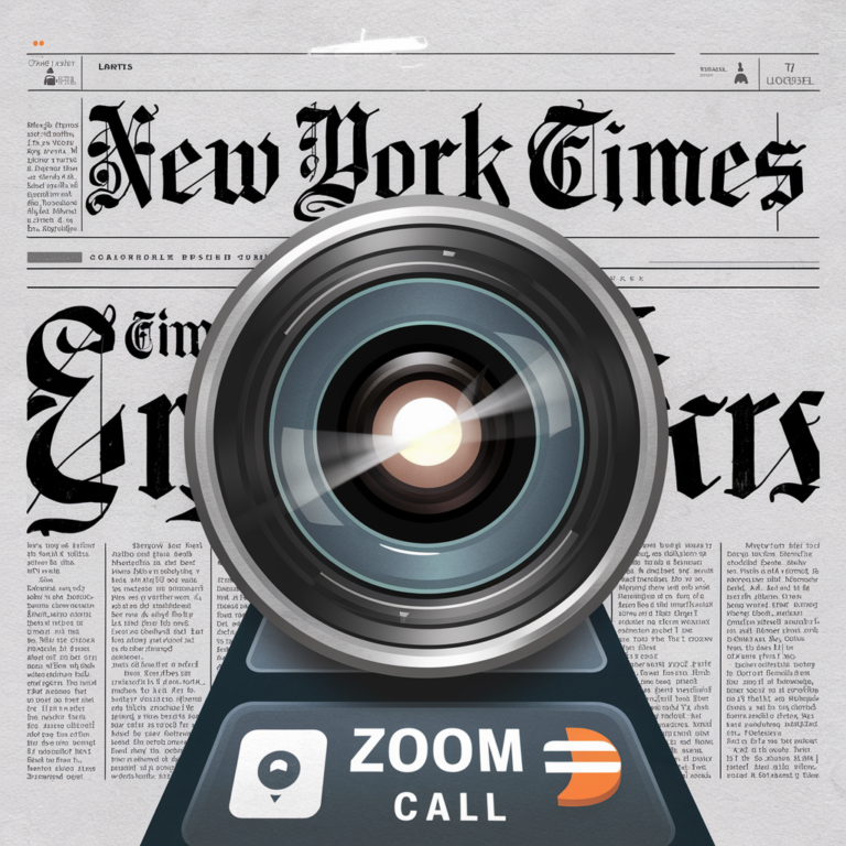 zoom call button nyt